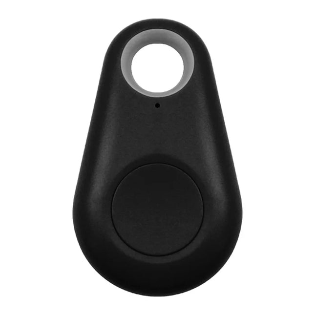 Pet Smart GPS Tracker Mini Anti-Lost Bluetooth Locator in black; ideal for tracking pets, children, and valuables.