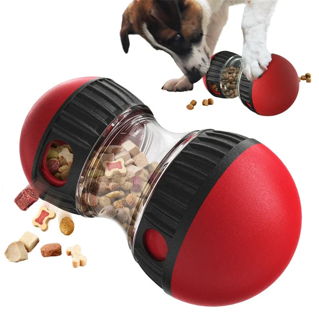 Dog Toys Increase Intelligence Elliptical Track Ball Toy with treat dispenser for interactive play and cognitive development.