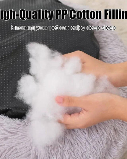 High-quality PP cotton filling for 40-100cm fluffy pet beds, ensuring deep sleep comfort.