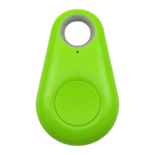 Green Pet Smart GPS Tracker Mini Anti-Lost Bluetooth Locator device.