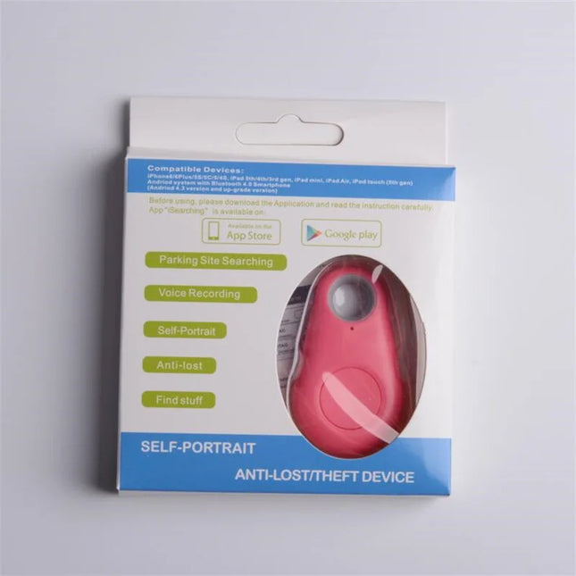 Pet Smart GPS Tracker Mini Anti-Lost Bluetooth Locator in packaging.