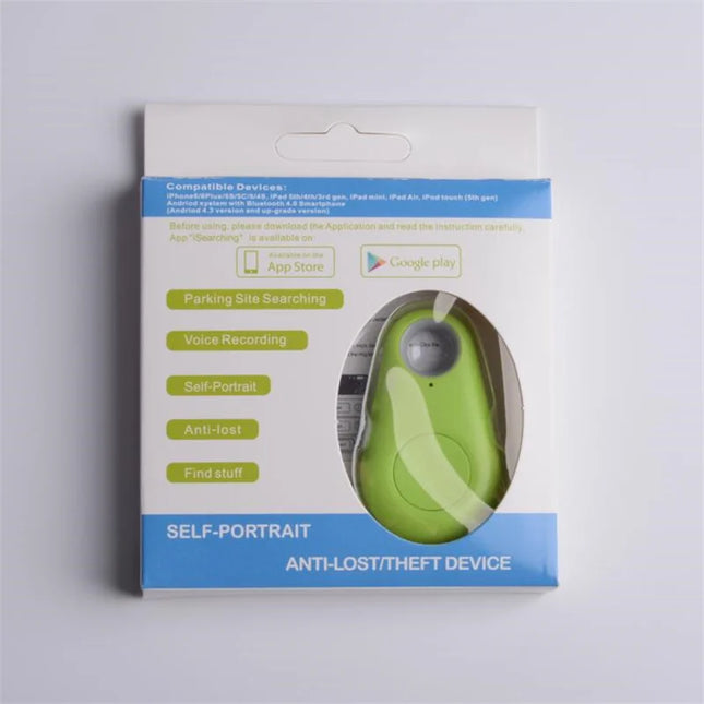 Pet Smart GPS Tracker Mini Anti-Lost Bluetooth Locator in packaging.