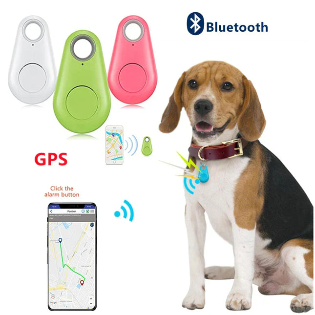 Pet Smart GPS Tracker Mini for pets with Bluetooth connectivity and real-time tracking features.