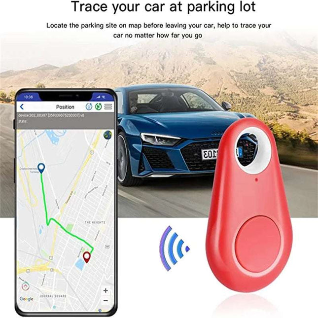 Pet Smart GPS Tracker Mini Bluetooth Locator for pets, kids, and valuables with real-time tracking and anti-lost features.