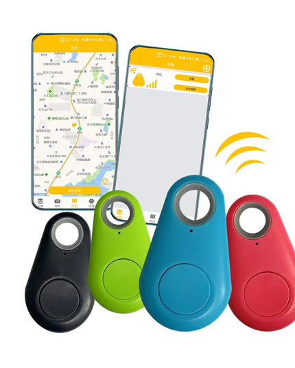 Pet Smart GPS Tracker Mini Anti-Lost Bluetooth Locator with real-time tracking and durable design for pets and valuables.