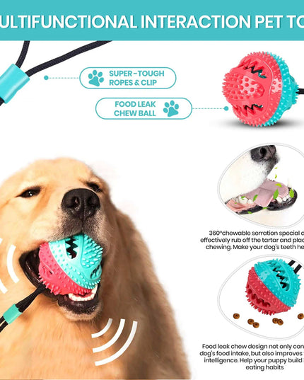 Dog Toys for Aggressive Chewers Interactive Teething Rope