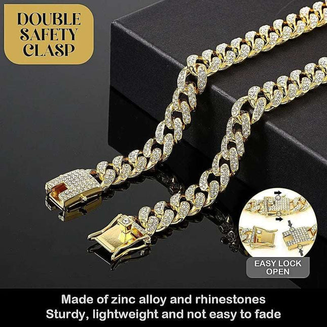 Shimmering Gold Pet Necklace
